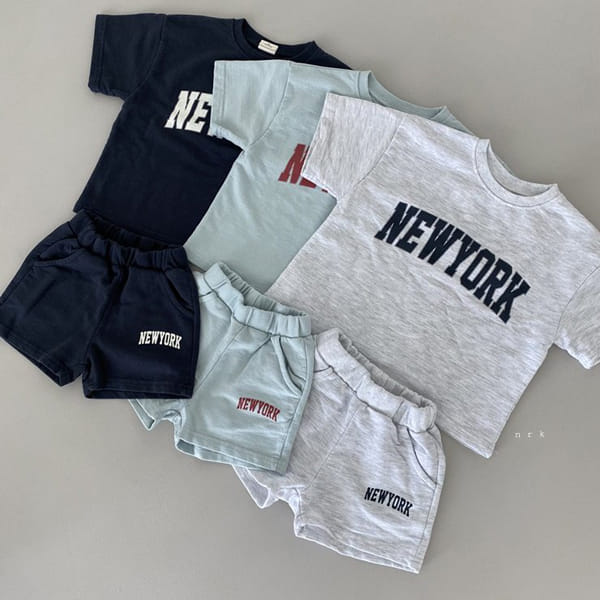 NRK - Korean Children Fashion - #Kfashion4kids - Cool New York Top Bottom Set - 11