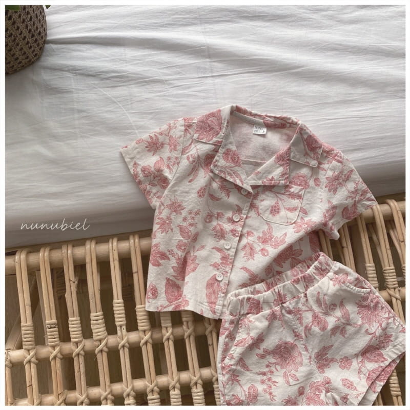 NUNUBIEL - Korean Children Fashion - #Kfashion4kids - Oriental Shirt Bottom Set - 3
