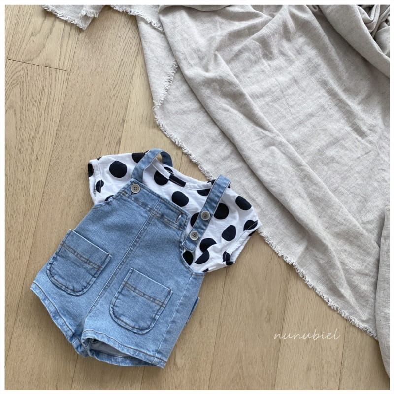 NUNUBIEL - Korean Children Fashion - #Kfashion4kids - Bling Dungarees Denim - 5