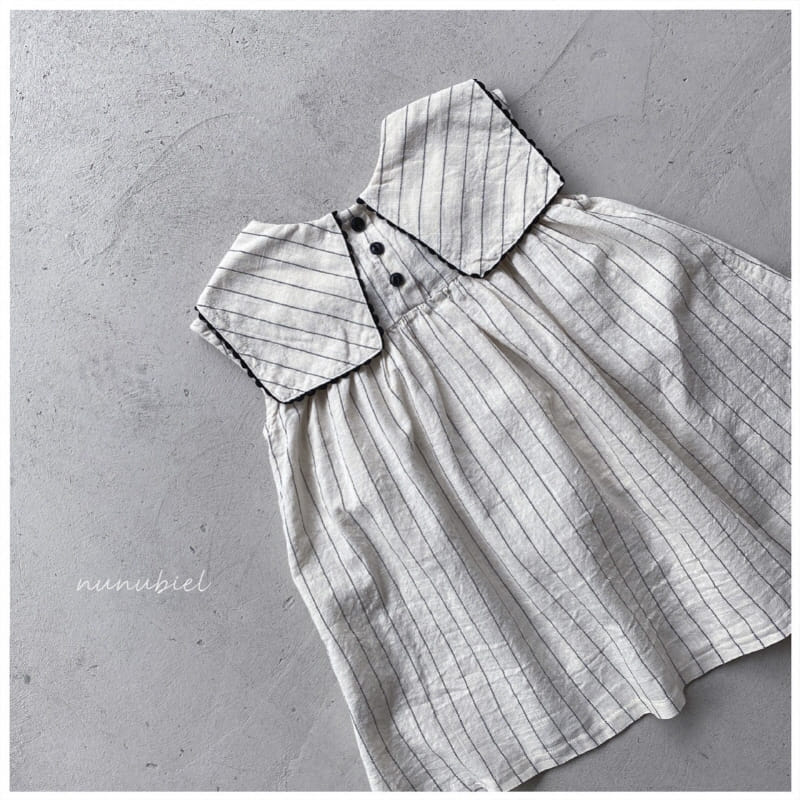 NUNUBIEL - Korean Children Fashion - #Kfashion4kids - Triangular Collar One-piece - 7
