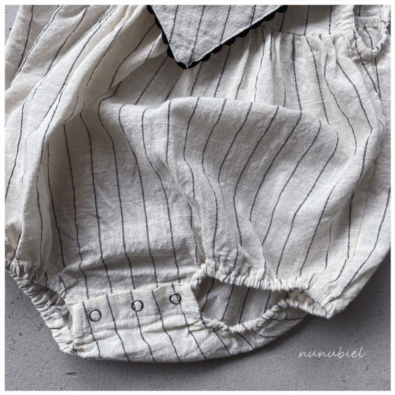 NUNUBIEL - Korean Children Fashion - #Kfashion4kids - Triangular Collar Bodysuit - 5