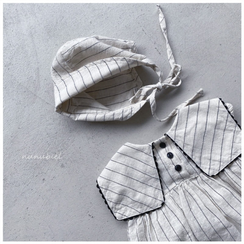 NUNUBIEL - Korean Children Fashion - #Kfashion4kids - Triangular Collar Bodysuit - 6