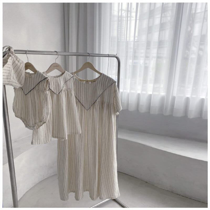 NUNUBIEL - Korean Children Fashion - #Kfashion4kids - Triangular Collar Bodysuit - 7