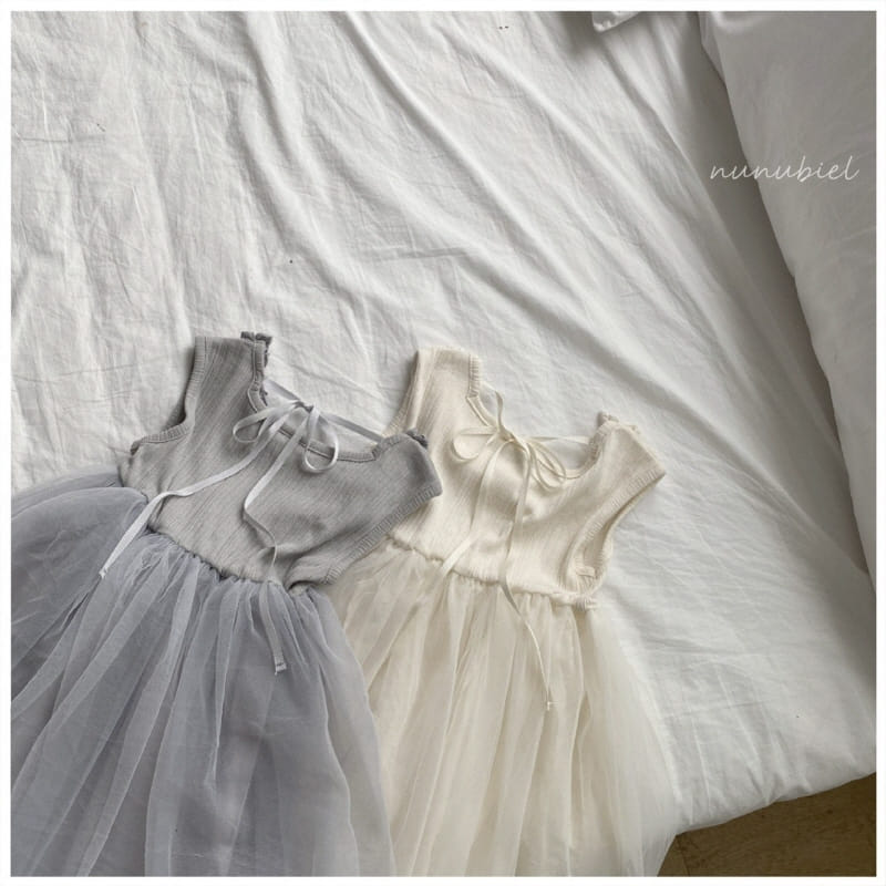 NUNUBIEL - Korean Children Fashion - #Kfashion4kids - Frill Mesh One-piece - 7
