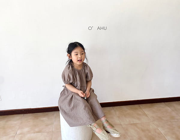 O'AHU - Korean Children Fashion - #Kfashion4kids - Cocori Linen One-piece - 7