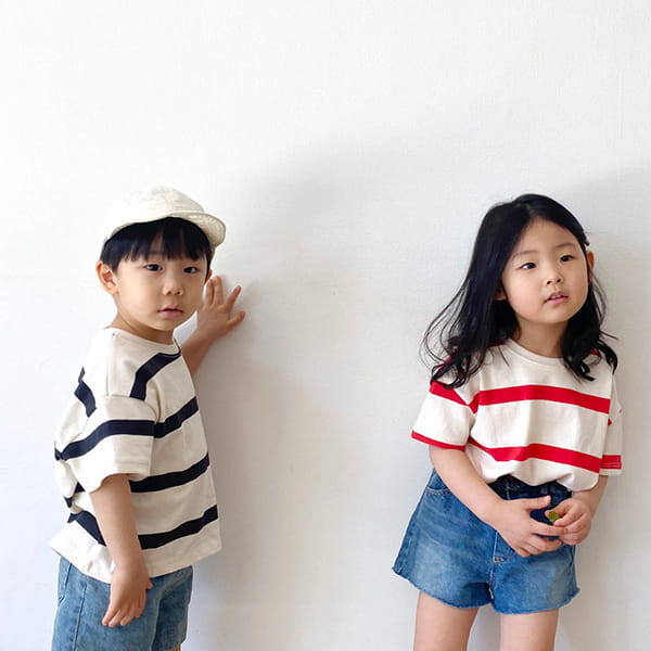 O'AHU - Korean Children Fashion - #Kfashion4kids - Unicorn Stripes Tee
