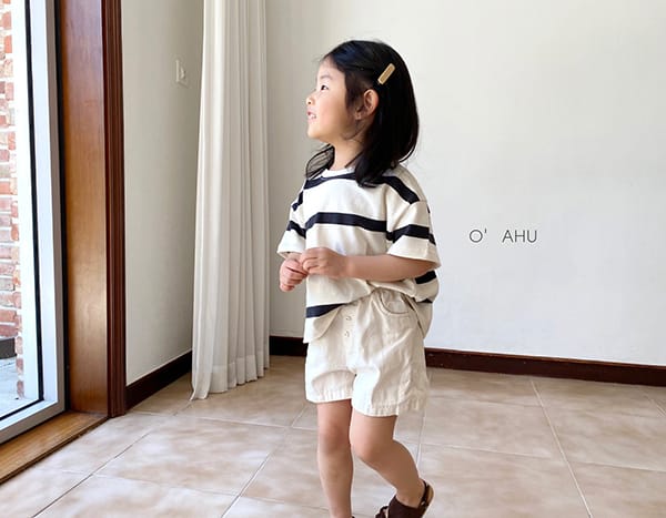 O'AHU - Korean Children Fashion - #Kfashion4kids - Unicorn Stripes Tee - 10