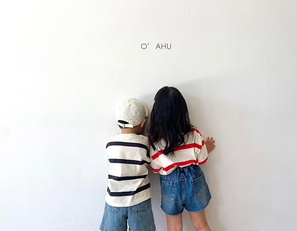 O'AHU - Korean Children Fashion - #Kfashion4kids - Unicorn Stripes Tee - 2