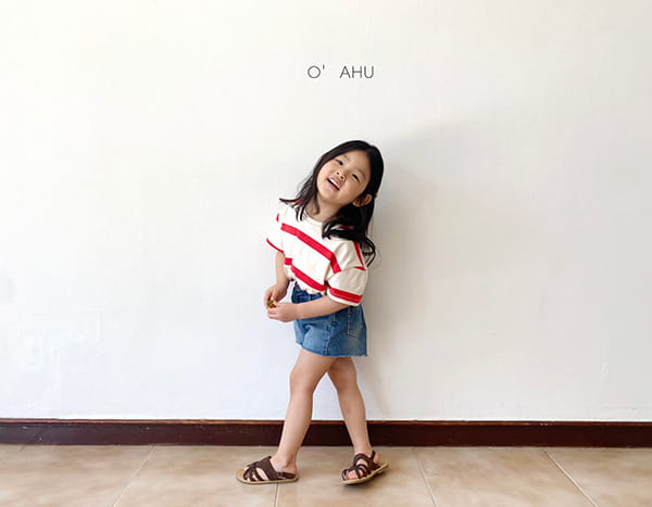 O'AHU - Korean Children Fashion - #Kfashion4kids - Unicorn Stripes Tee - 3