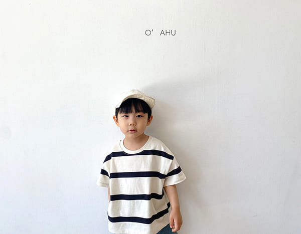 O'AHU - Korean Children Fashion - #Kfashion4kids - Unicorn Stripes Tee - 5