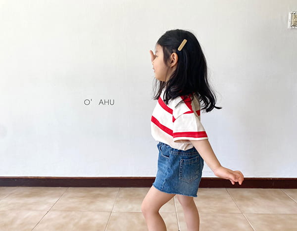 O'AHU - Korean Children Fashion - #Kfashion4kids - Unicorn Stripes Tee - 7