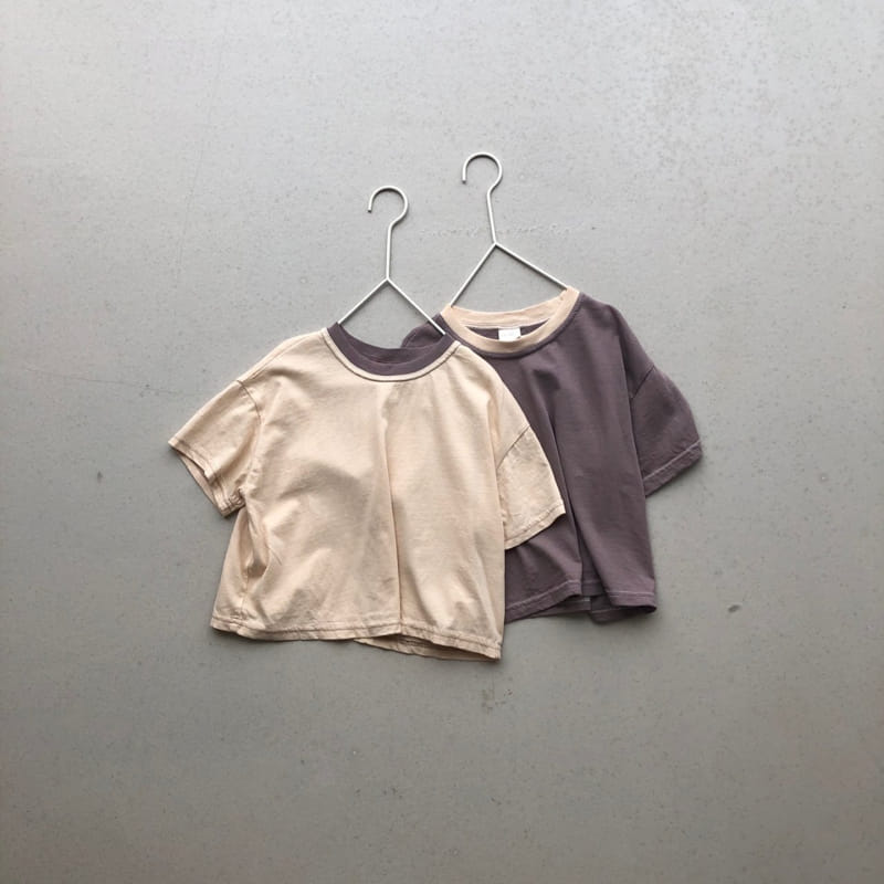 OATMEAL - Korean Children Fashion - #Kfashion4kids - Ibe Round Tee - 3