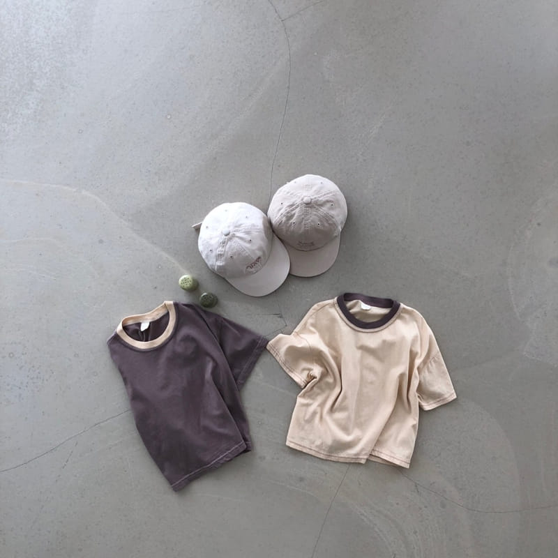 OATMEAL - Korean Children Fashion - #Kfashion4kids - Ibe Round Tee - 8