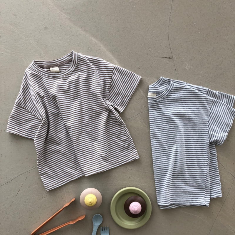 OATMEAL - Korean Children Fashion - #Kfashion4kids - Mevin Round Tee - 5