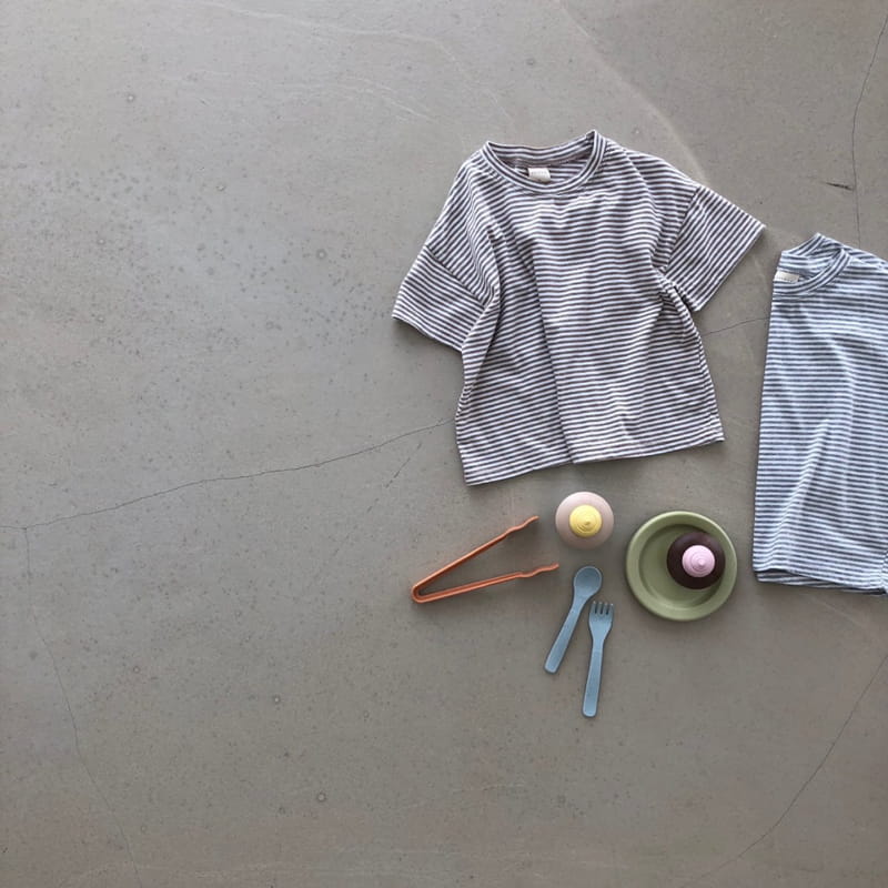 OATMEAL - Korean Children Fashion - #Kfashion4kids - Mevin Round Tee - 6