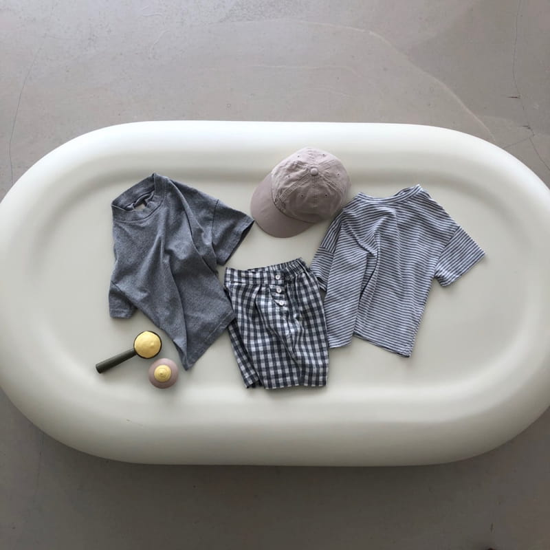 OATMEAL - Korean Children Fashion - #Kfashion4kids - Mevin Round Tee - 8