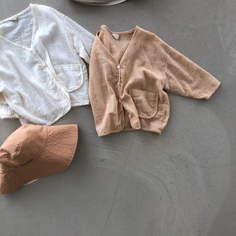 OATMEAL - Korean Children Fashion - #Kfashion4kids - Rower Summer Linen Cardigan - 5