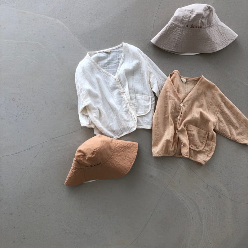 OATMEAL - Korean Children Fashion - #Kfashion4kids - Rower Summer Linen Cardigan - 6