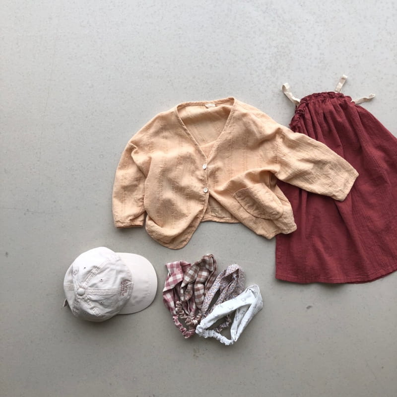 OATMEAL - Korean Children Fashion - #Kfashion4kids - Rower Summer Linen Cardigan - 7