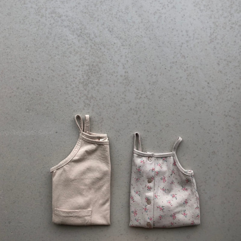 OATMEAL - Korean Children Fashion - #Kfashion4kids - Butter Waffle Sleeveless  - 6