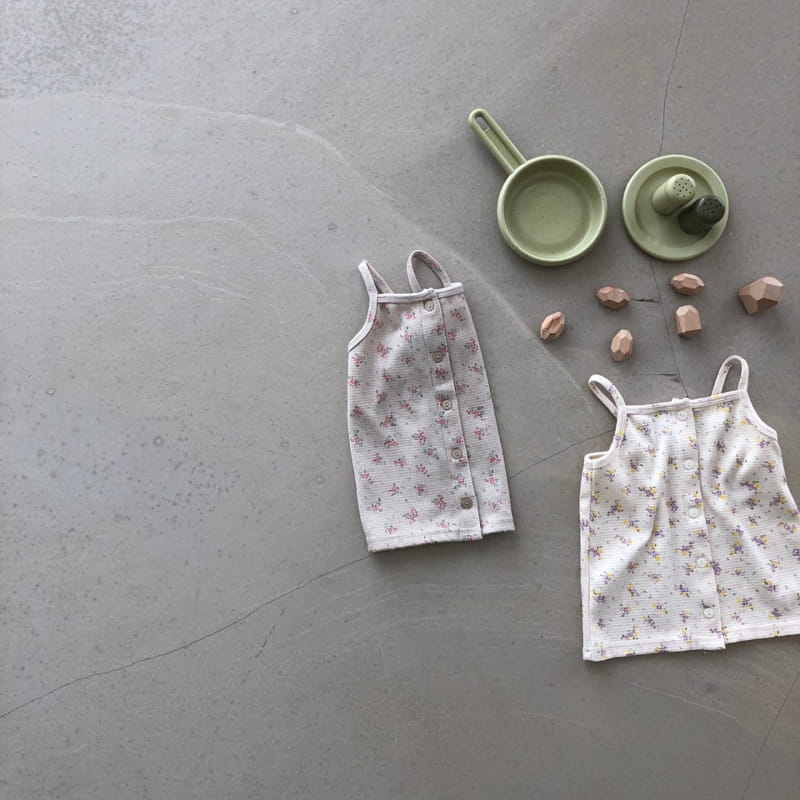 OATMEAL - Korean Children Fashion - #Kfashion4kids - Butter Waffle Sleeveless  - 9