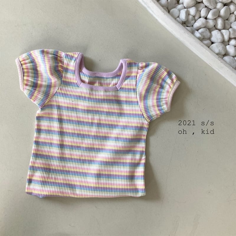 OH KID - Korean Children Fashion - #Kfashion4kids - Pastel Rip Tee - 2