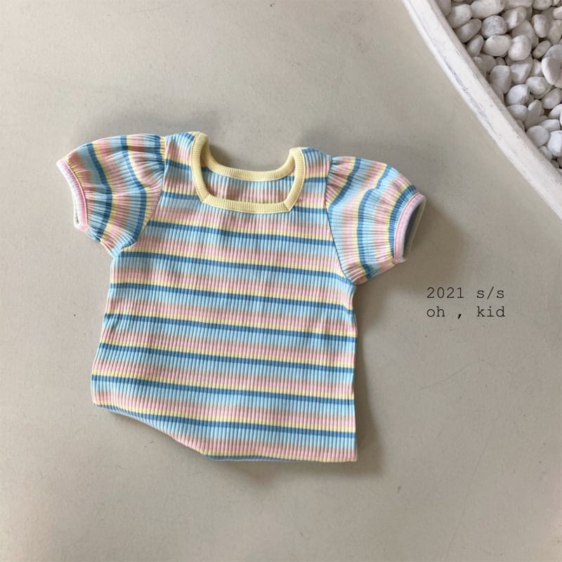 OH KID - Korean Children Fashion - #Kfashion4kids - Pastel Rip Tee - 3