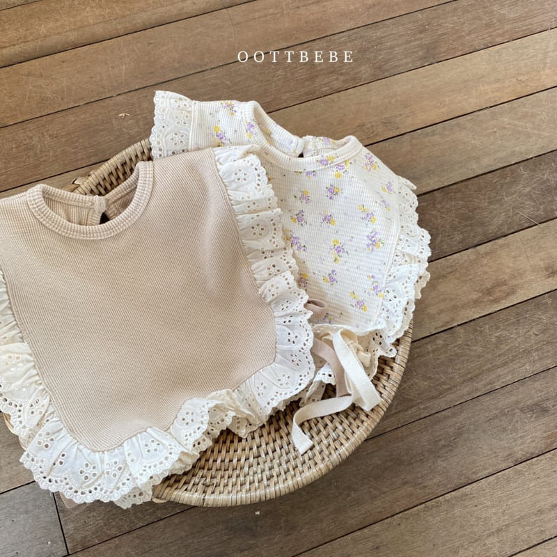 OOTT BEBE - Korean Children Fashion - #Kfashion4kids - Sugar Top Bottom Bib Set - 2