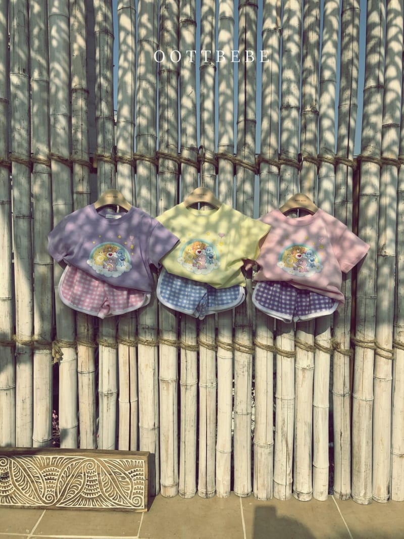 OOTT BEBE - Korean Children Fashion - #Kfashion4kids - Check Towel Pants - 10