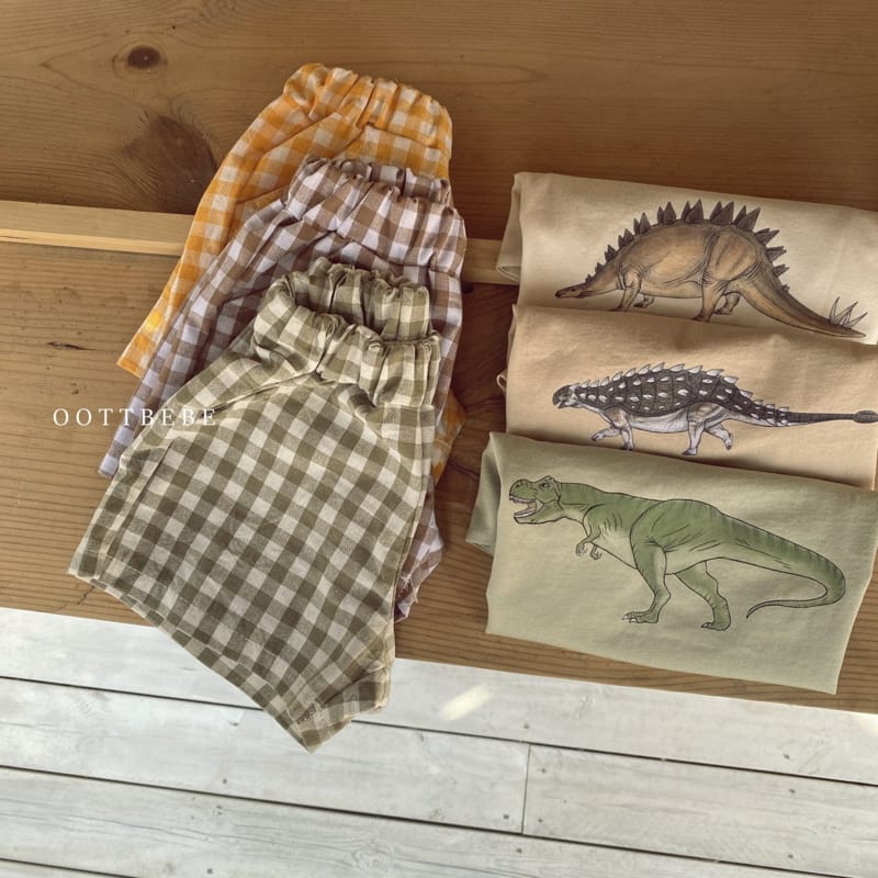 OOTT BEBE - Korean Children Fashion - #Kfashion4kids - Saint Check Shorts