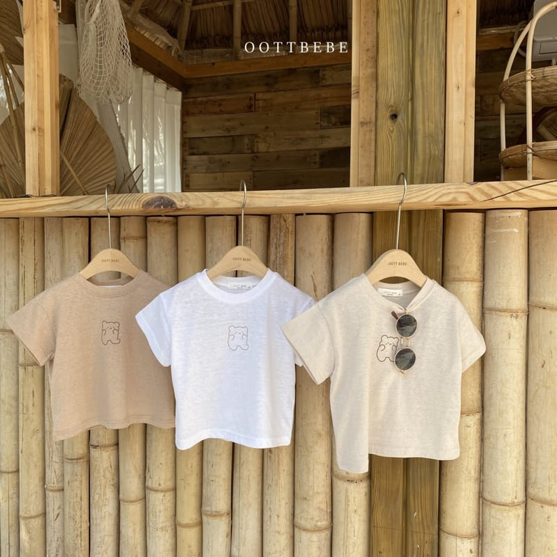 OOTT BEBE - Korean Children Fashion - #Kfashion4kids - Linen Dori Tee