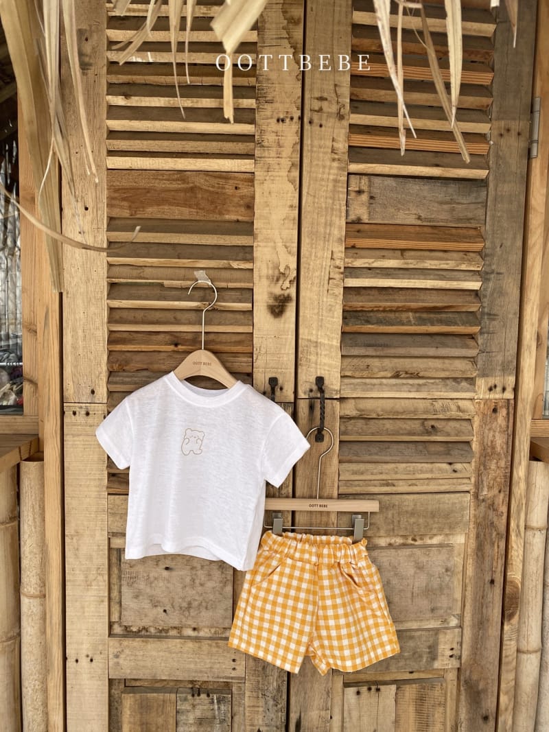 OOTT BEBE - Korean Children Fashion - #Kfashion4kids - Linen Dori Tee - 3