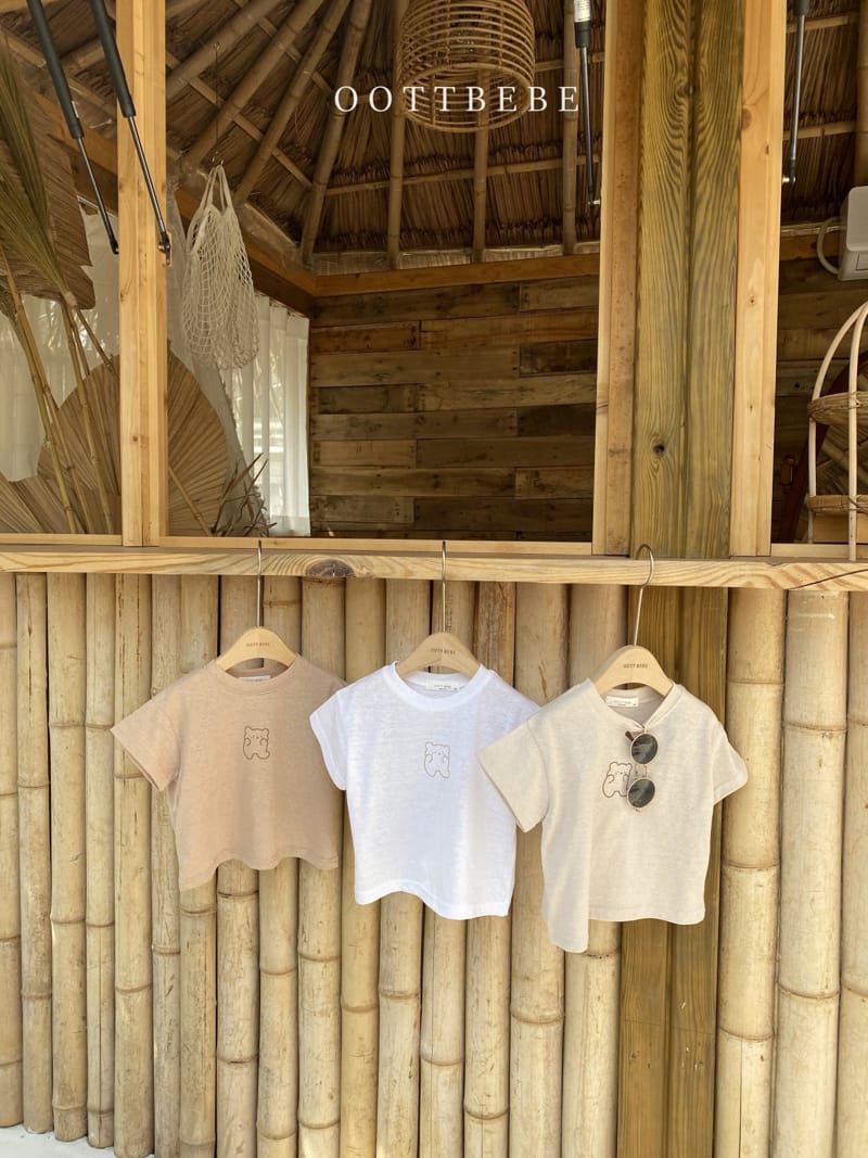OOTT BEBE - Korean Children Fashion - #Kfashion4kids - Linen Dori Tee - 4