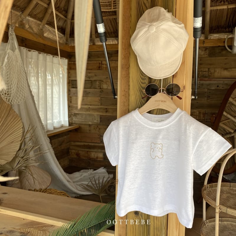 OOTT BEBE - Korean Children Fashion - #Kfashion4kids - Linen Dori Tee - 8