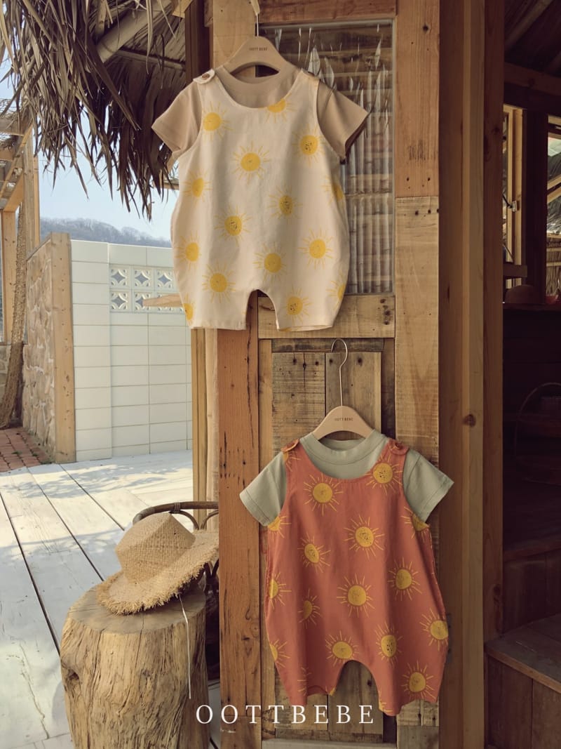OOTT BEBE - Korean Children Fashion - #Kfashion4kids - Sunny Overall
