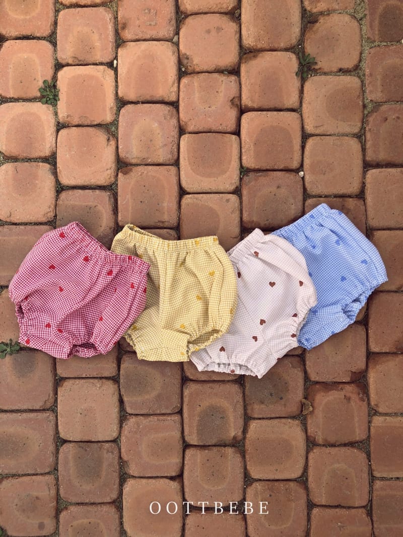 OOTT BEBE - Korean Children Fashion - #Kfashion4kids - Heart Bloomer Bonnet Set - 6