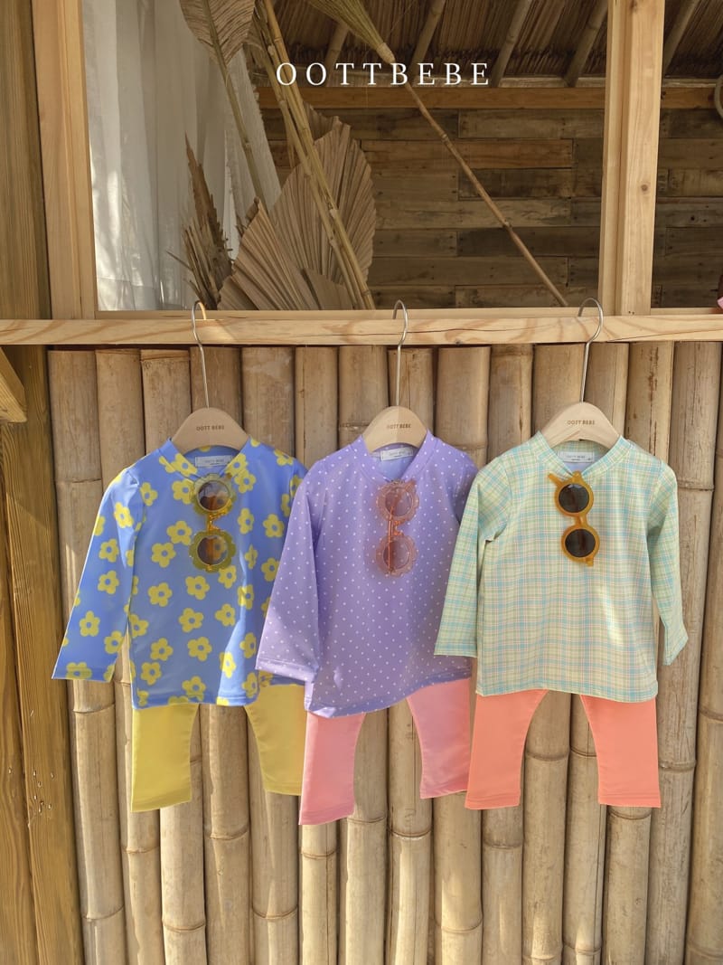 OOTT BEBE - Korean Children Fashion - #Kfashion4kids - Enfant Rashguard Bottom Set - 11