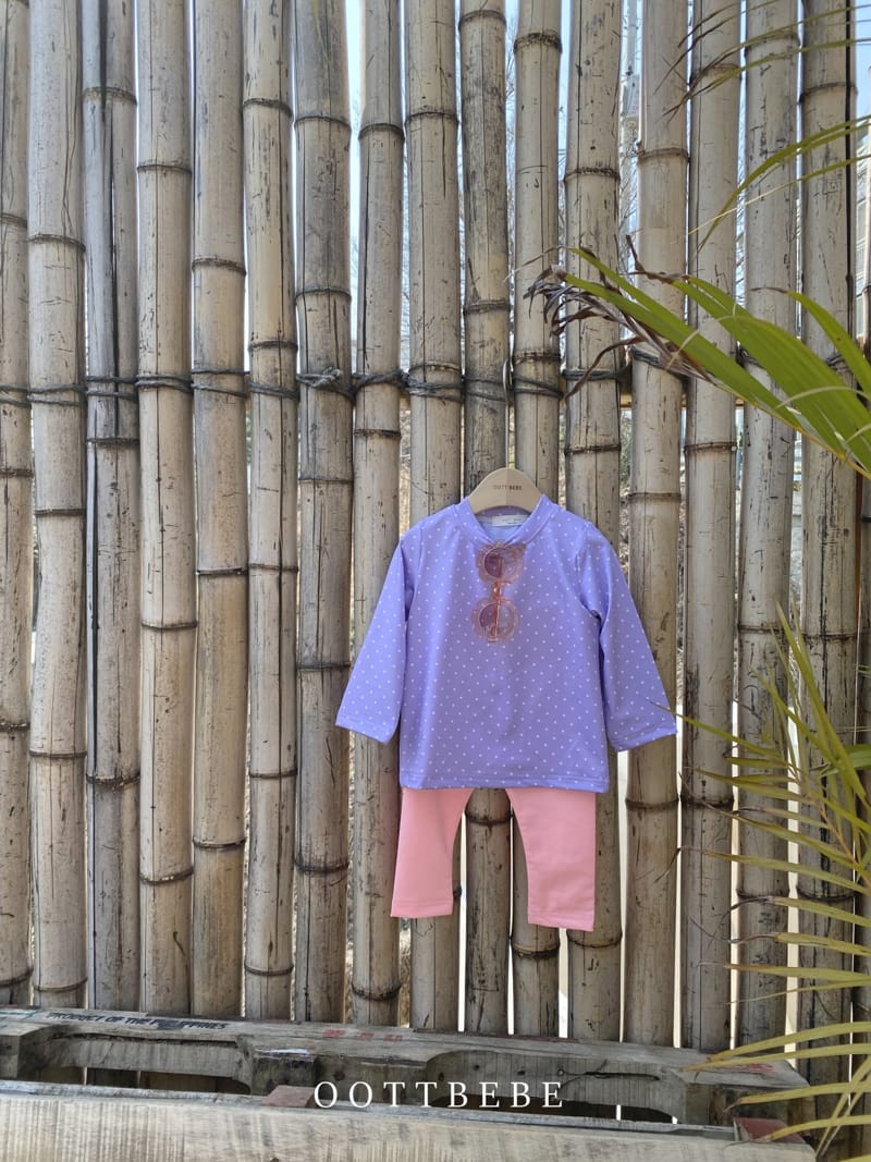 OOTT BEBE - Korean Children Fashion - #Kfashion4kids - Enfant Rashguard Bottom Set - 6