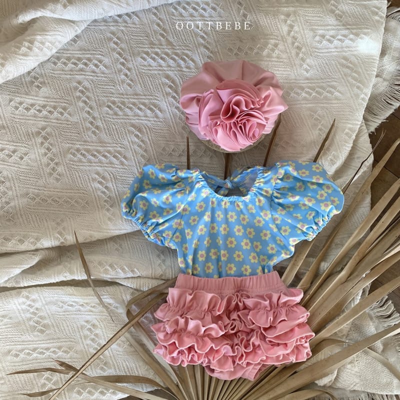 OOTT BEBE - Korean Children Fashion - #Kfashion4kids - Lovely Two-piece Swimwear - 11
