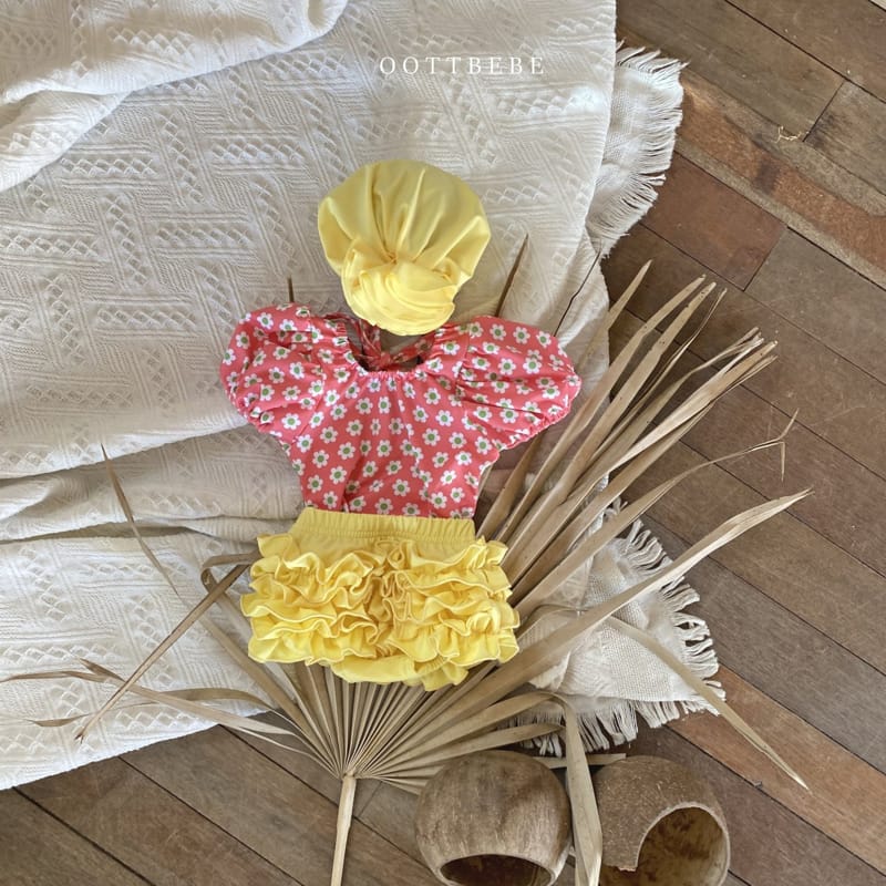 OOTT BEBE - Korean Children Fashion - #Kfashion4kids - Lovely Two-piece Swimwear - 7