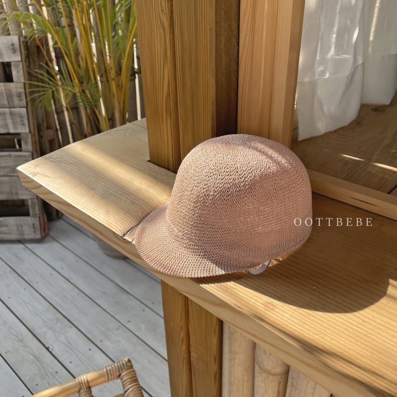OOTT BEBE - Korean Children Fashion - #Kfashion4kids - Scircle Staw Cap - 3