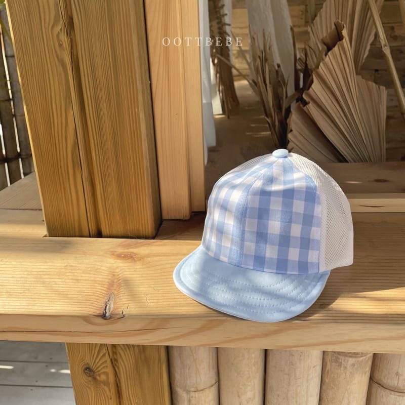 OOTT BEBE - Korean Children Fashion - #Kfashion4kids - Check Mesh Cap - 9