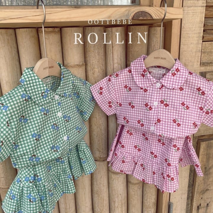 OOTT BEBE - Korean Children Fashion - #Kfashion4kids - Rollin Shirt