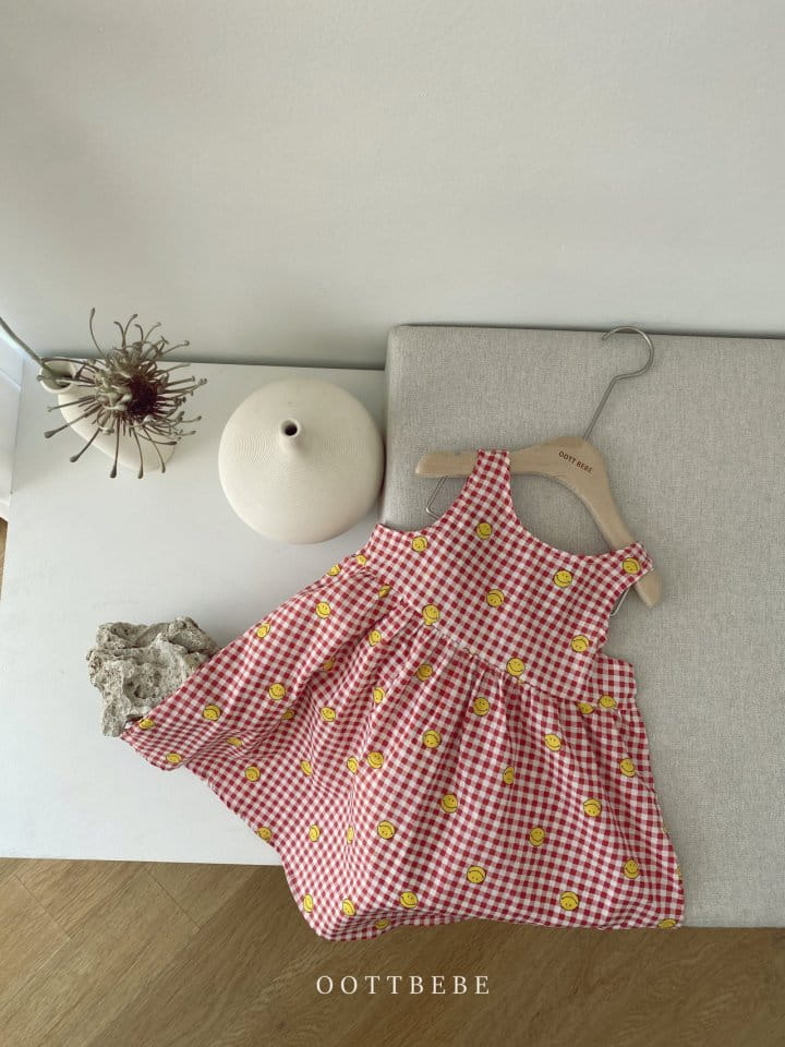 OOTT BEBE - Korean Children Fashion - #Kfashion4kids - Smile One-piece