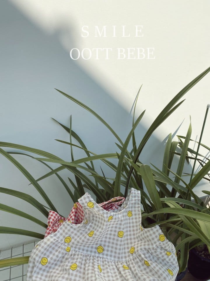 OOTT BEBE - Korean Children Fashion - #Kfashion4kids - Smile One-piece - 3