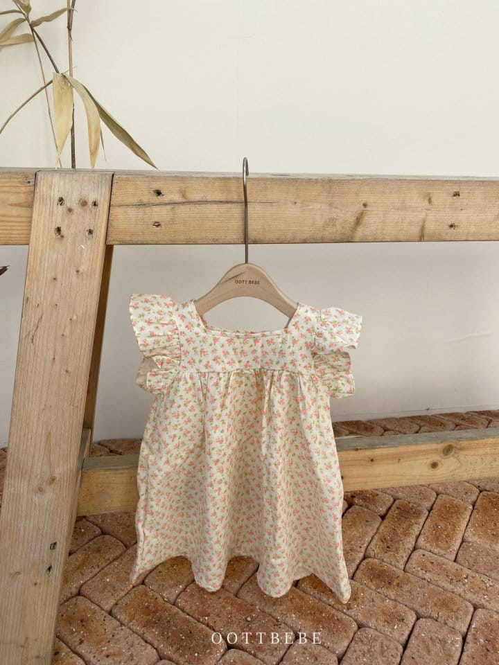 OOTT BEBE - Korean Children Fashion - #Kfashion4kids - Yoru wing One-piece - 11