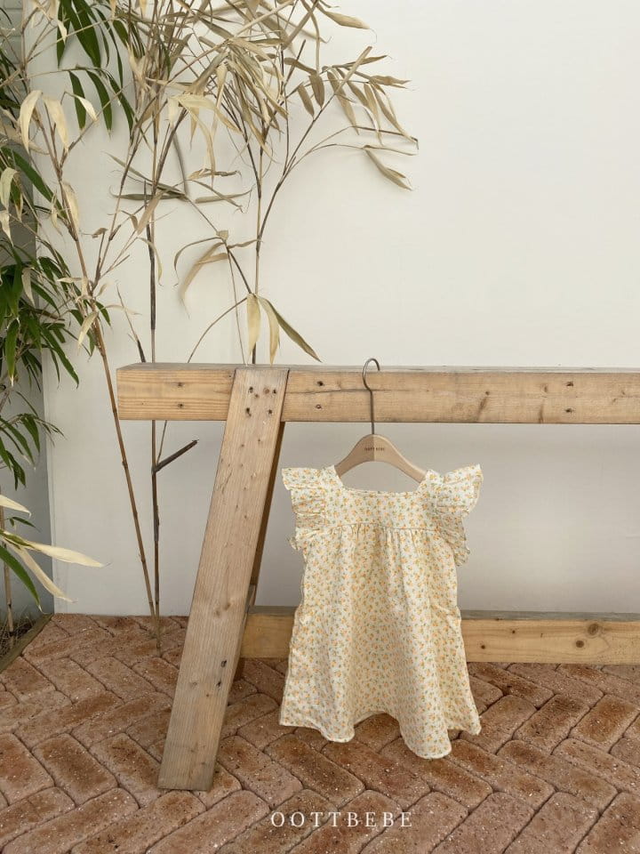 OOTT BEBE - Korean Children Fashion - #Kfashion4kids - Yoru wing One-piece - 3