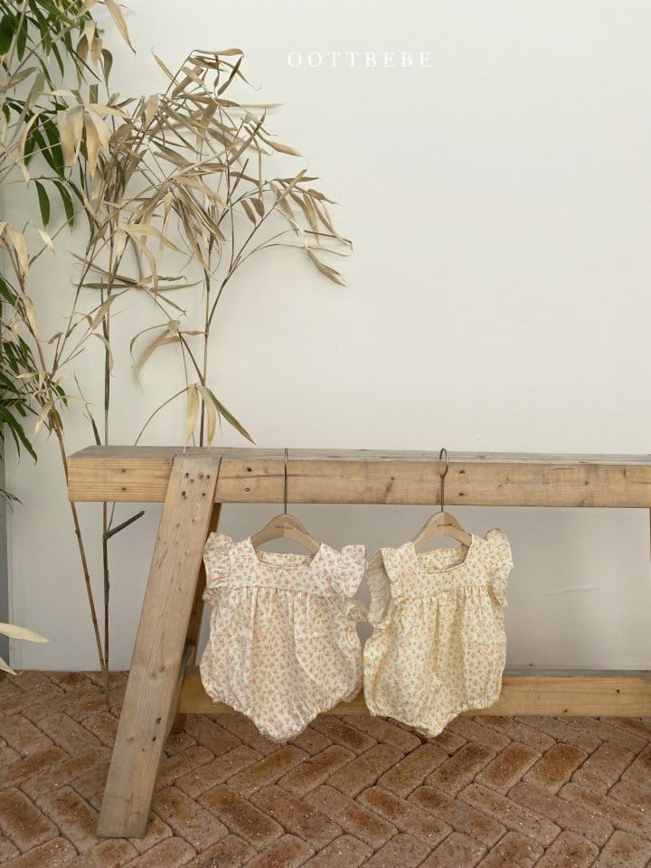 OOTT BEBE - Korean Children Fashion - #Kfashion4kids - Yoru Wing Bodysuit - 4