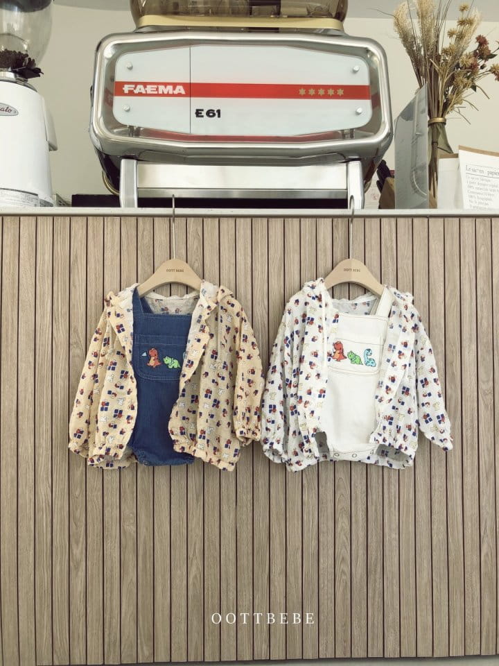 OOTT BEBE - Korean Children Fashion - #Kfashion4kids - Cool Teddy Hoody Zip-up - 5