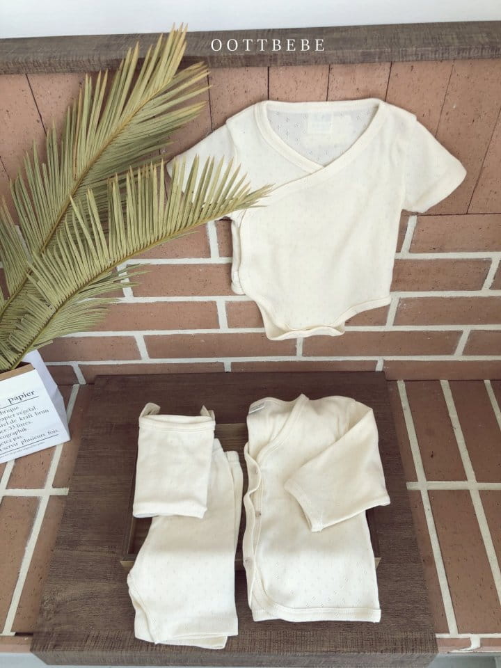 OOTT BEBE - Korean Children Fashion - #Kfashion4kids - Jacquard Bodysuit - 5